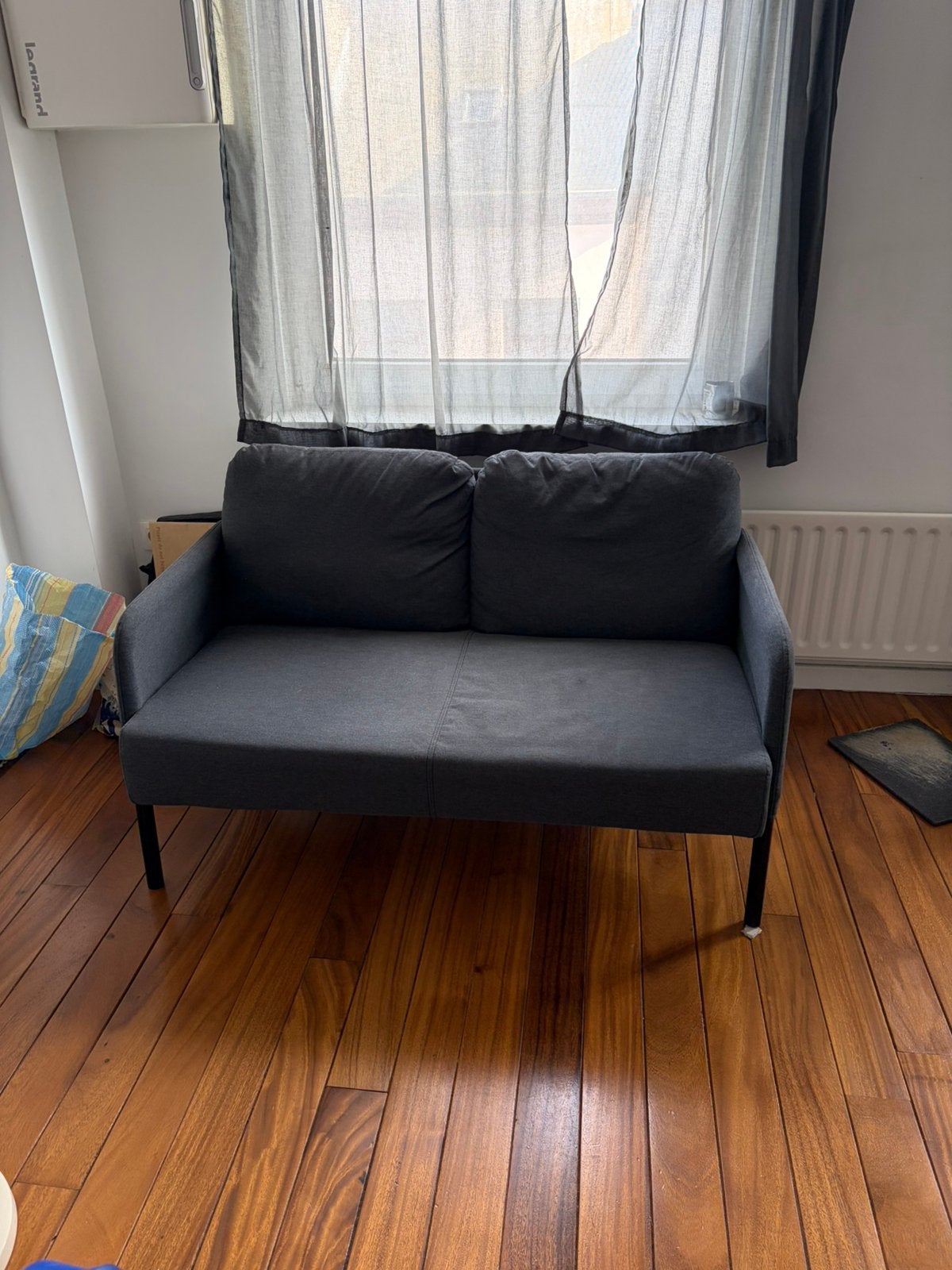 Ikea zetel, Huis en Inrichting, Zetels | Zetels, Ophalen, Gebruikt, Tweepersoons, Rechte bank