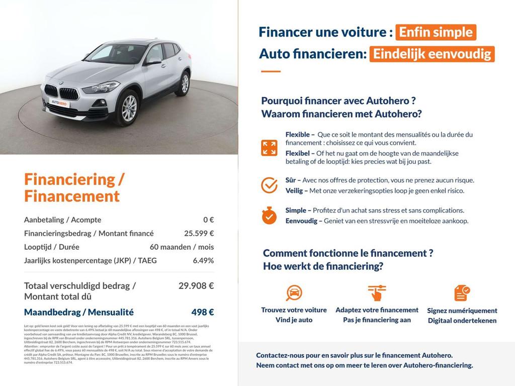 BMW X2 sDrive 20i Advantage (bj 2019, automaat), Auto's, 1998 cc, X2, Gebruikt, Euro 6