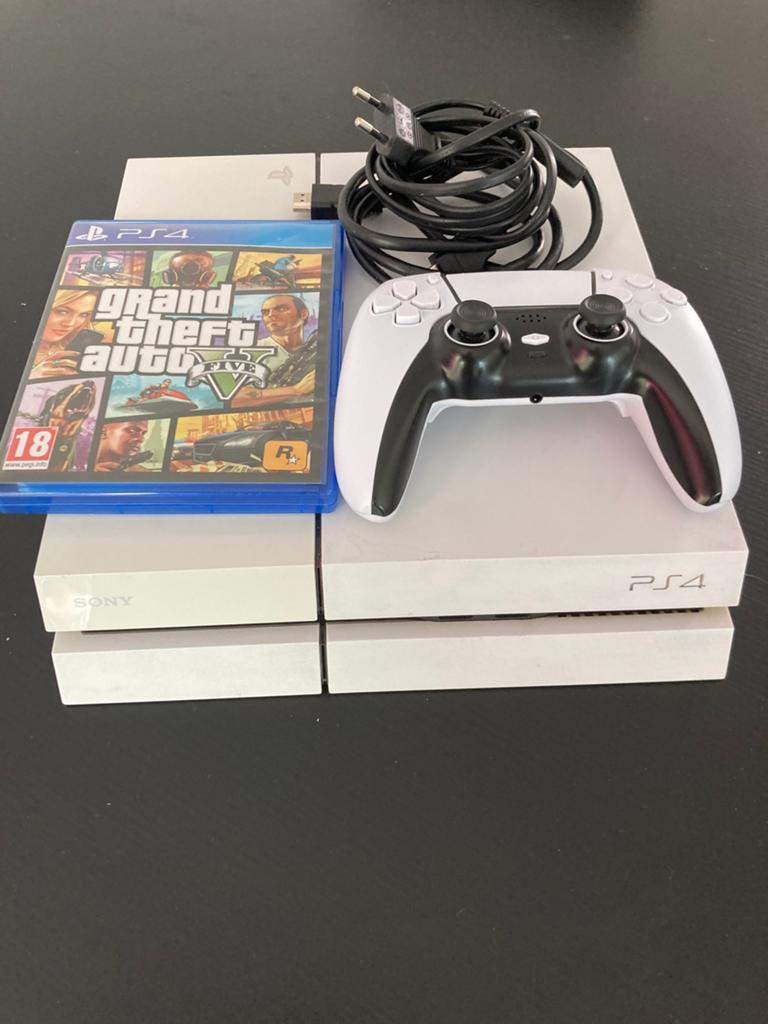 PlayStation 4 / controller/ Game Gta V, Games en Spelcomputers, Spelcomputers | Sony PlayStation 4, Ophalen of Verzenden, Met 1 controller