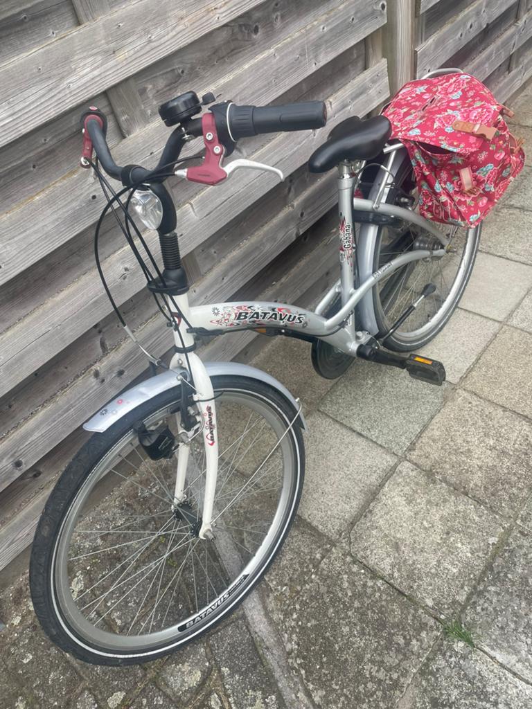 Meisjesfiets 26inch, Gebruikt, Versnellingen, Schijfrem, Ophalen