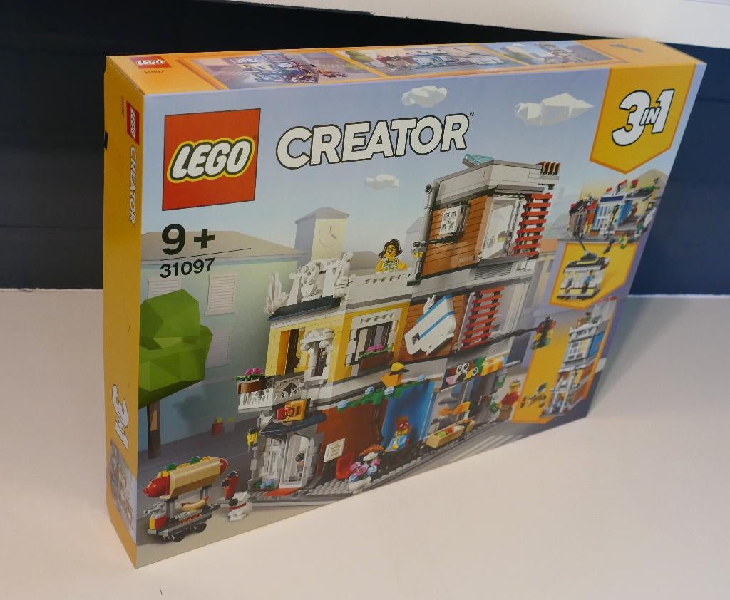 lego 31097 Townhouse Pet Shop & Café nieuw, Lego, Nieuw, Ophalen of Verzenden, Ongeopend/sealed