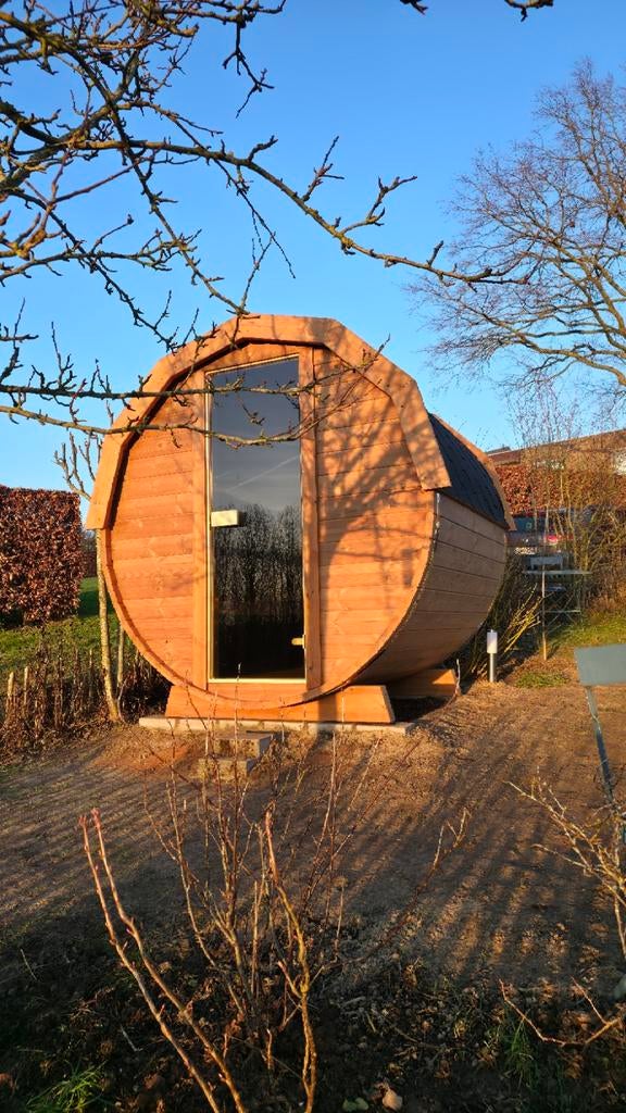 2M Barrel Sauna Gratis Levering en Plaatsing, Ophalen of Verzenden