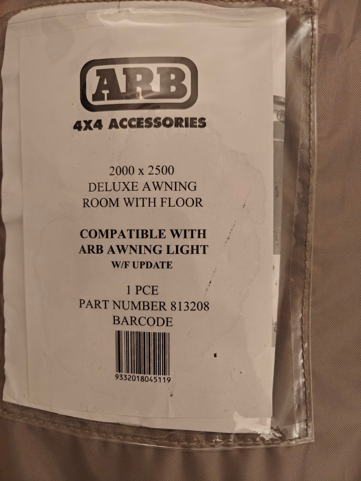 ARB deluxe awning kamer met vloer, Caravanes & Camping, Enlèvement ou Envoi, Neuf, Autres marques