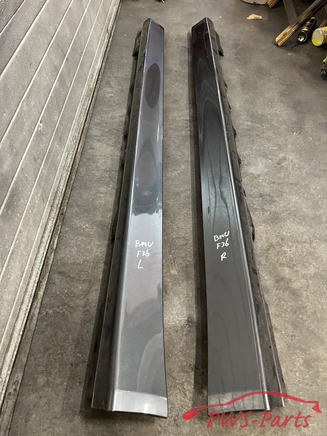 BMW F36 LINKS EN RECHTS DORPELLIJST SIDESKIRT ORIGINEEL, Gebruikt, -, -, Ophalen of Verzenden