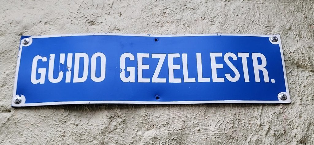 Guido Gezelle straatnaam, Antiek en Kunst, Ophalen of Verzenden