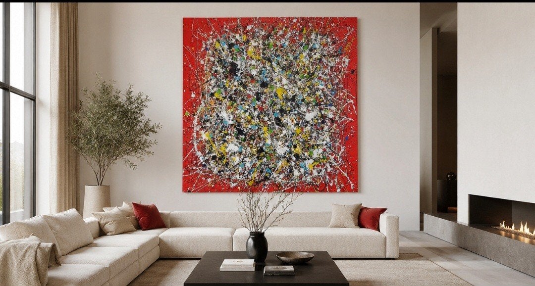LES SOUVENIRS VIVENT POUR TOUJOURS, Antiquités & Art, Art | Peinture | Abstraite, Enlèvement