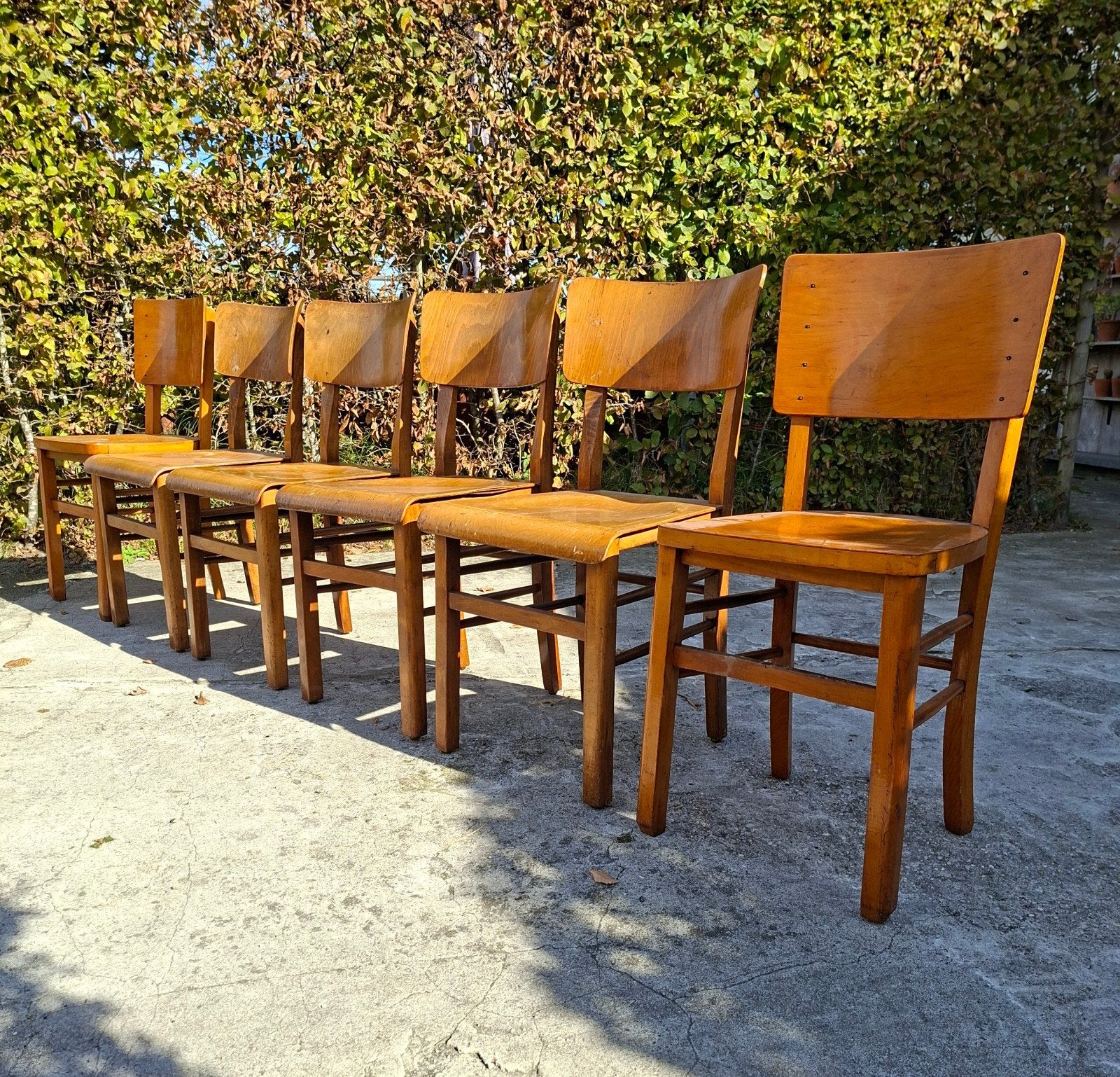 Set oude vintage stoelen, Ophalen