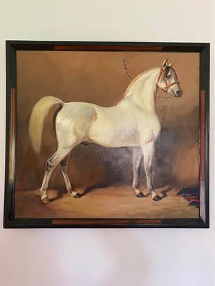 Tableau huile sur toile signé R. Detrixhe, Enlèvement
