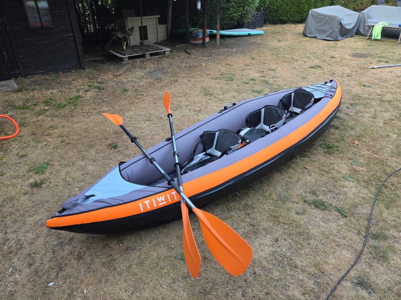 3p kayak, Ophalen, Opblaasbaar, Kajak, Twee personen