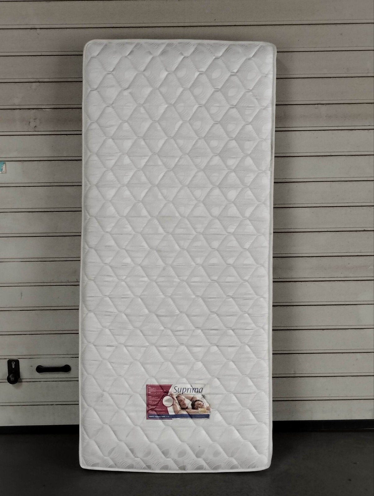 Matras met veren - medium zacht, Huis en Inrichting, Ophalen, 200 cm, Matras