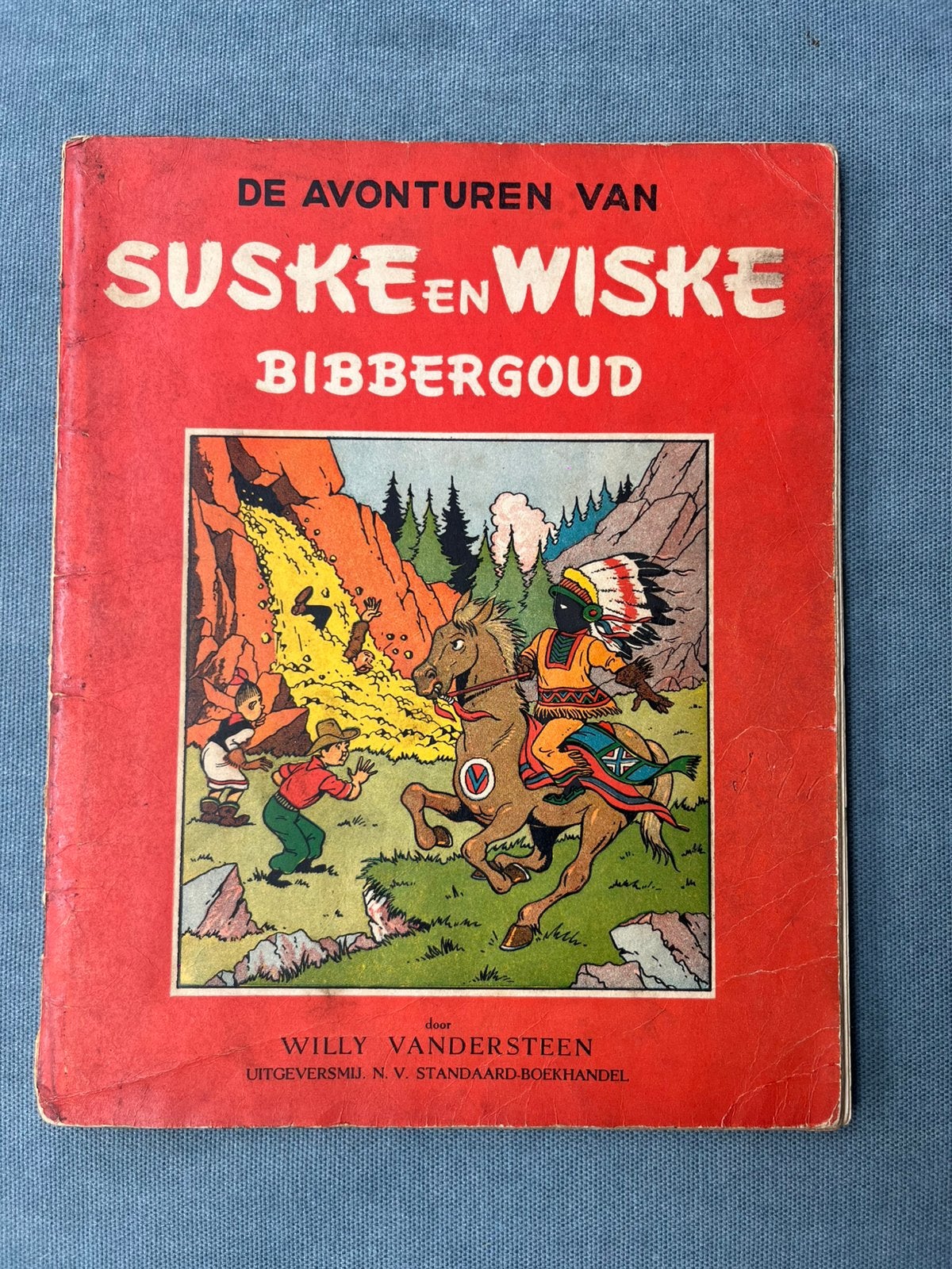 Suske en Wiske: Bibbergoud, eerste druk, Une BD, Enlèvement ou Envoi, Utilisé