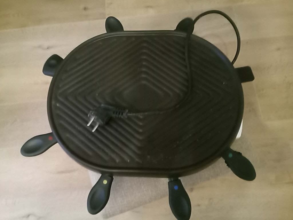 Raclette grill tefal gourmet 8 PERS +CHAUFFE ASSIETTES 12 P, Enlèvement, Utilisé, 8 personnes et plus