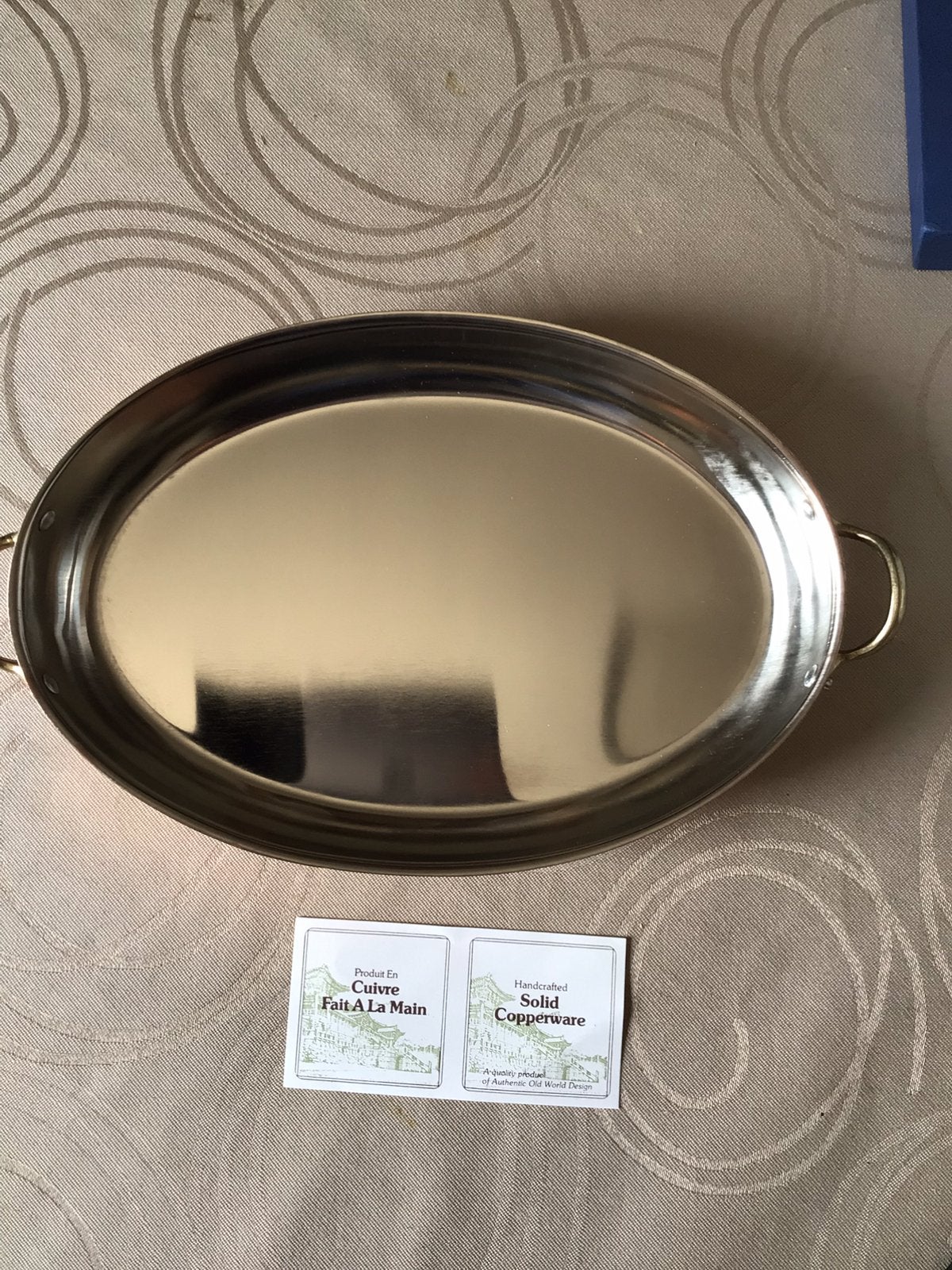 Vintage Koperen portugeese kookpan 12’’, Huis en Inrichting, Ophalen, Nieuw, Koper, Kookpan