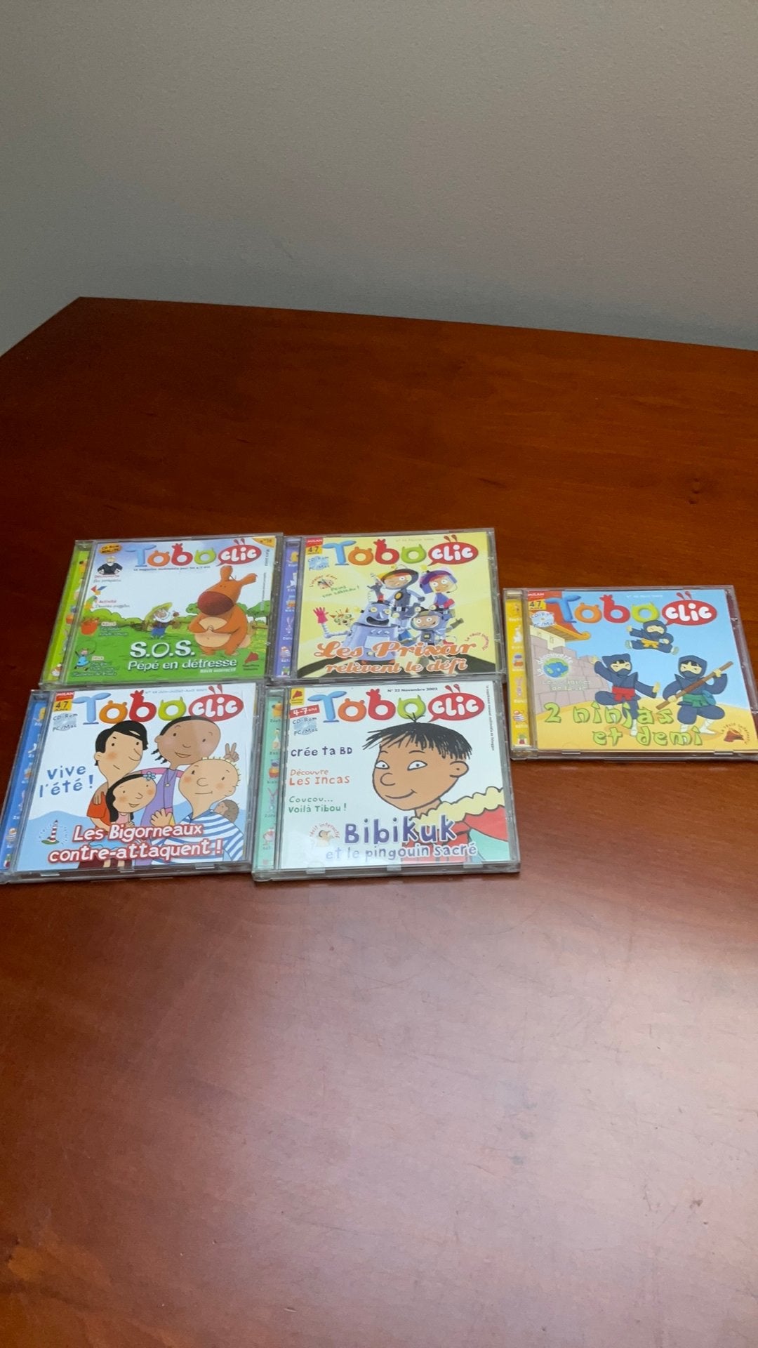 Lot de 5 cd pour ordinateur, Cd's en Dvd's, Ophalen of Verzenden, Zo goed als nieuw