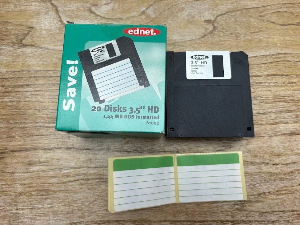 HD diskettes (floppy disks), Ophalen of Verzenden, Ednet