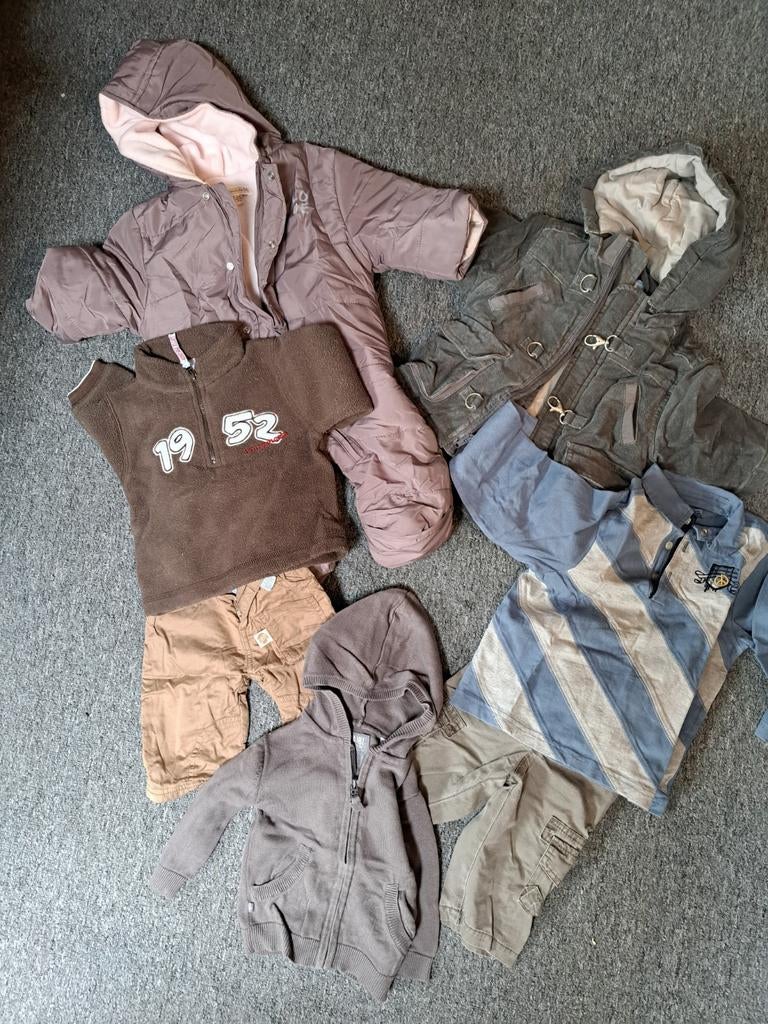 Lot de 7 vêtements garçons de 6 mois - 68cm, Enlèvement