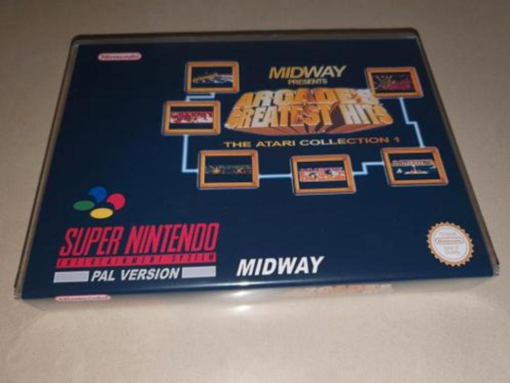 Arcade's Greatest Hits The Atari Collection 1 SNES Game Case, Envoi, Comme neuf