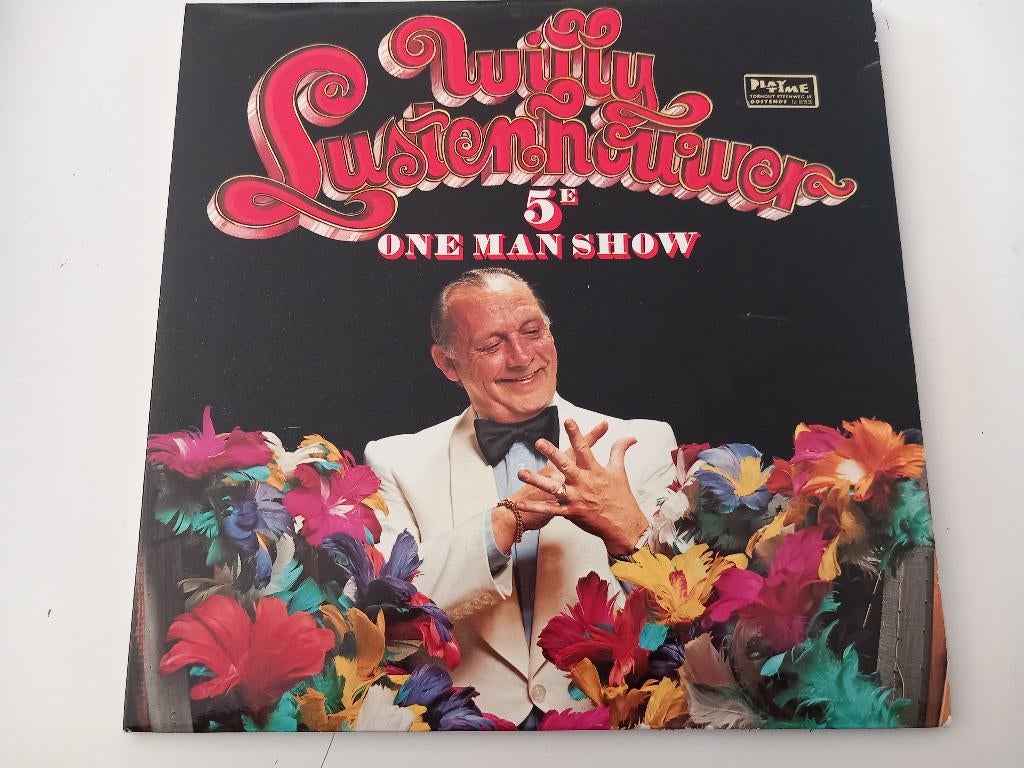 Vinyl 2LP Willy Lustenhouwer 5e one man show komedie Brugge, Cd's en Dvd's, Ophalen of Verzenden, 12 inch, Streekmuziek