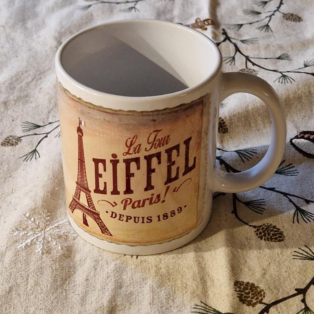 Mug décor Tour Eiffel, Ophalen of Verzenden, Zo goed als nieuw