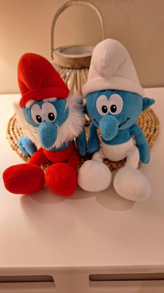 Twee knuffels Smurfen, Enlèvement ou Envoi, Comme neuf