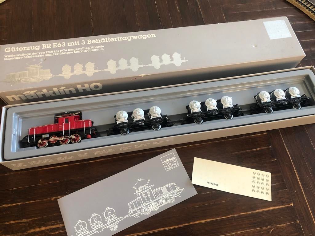 coffret train marklin ho 2874  125 ans, Enlèvement, Comme neuf, Set de Trains, Märklin