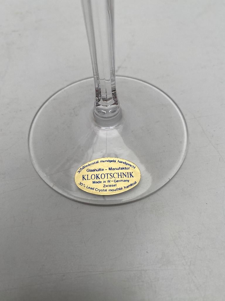 96-delig kristallen glasservies Klokotschnik Zwiesel, Ophalen, Zo goed als nieuw, Kristal, Glas of Glazen