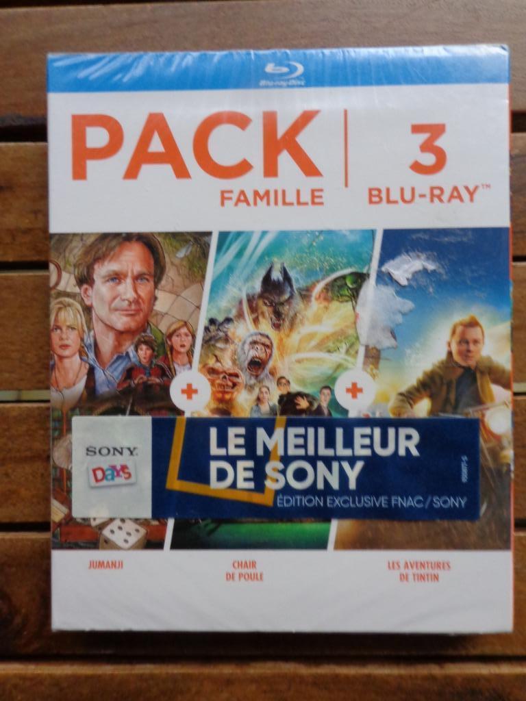 ))) Coffret Bluray  3 Films / Aventure / Science-Fiction (((, Cd's en Dvd's, Ophalen of Verzenden, Nieuw in verpakking, Avontuur