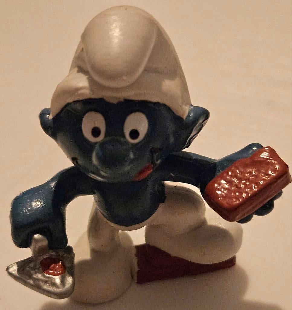 Schtroumpf maçon Schleich 1981
Ceci est un Schleic, Enlèvement ou Envoi