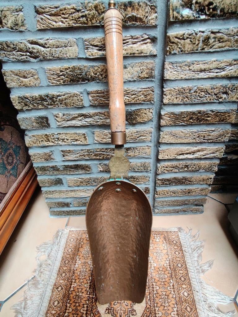 Koperen kolenschep, Ophalen, Koper