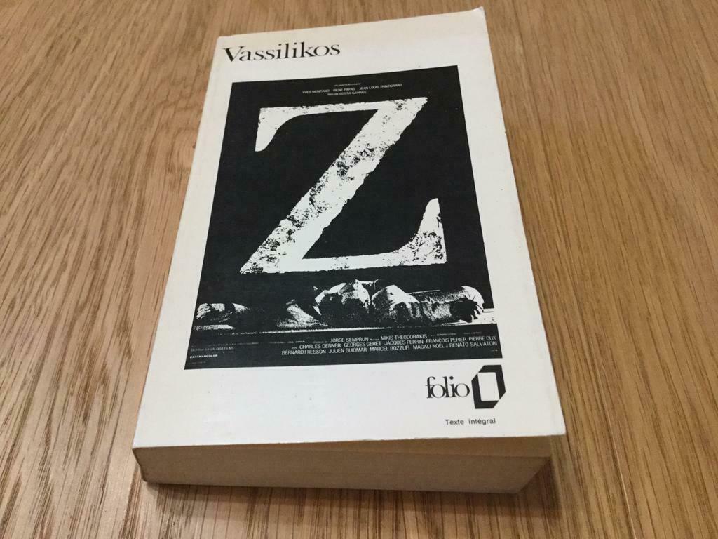 Livre de poche ´Z’, Gelezen, Vassilikos