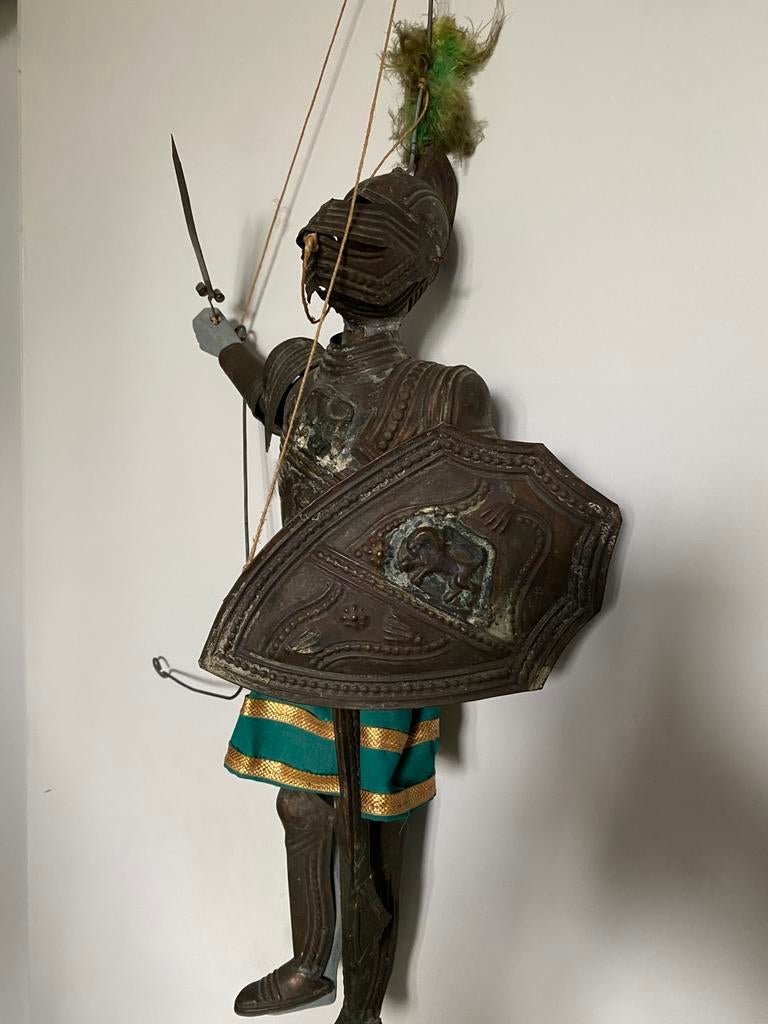 Marionet De Leeuw van Vlaanderen, Toone, Antiek en Kunst, Ophalen of Verzenden