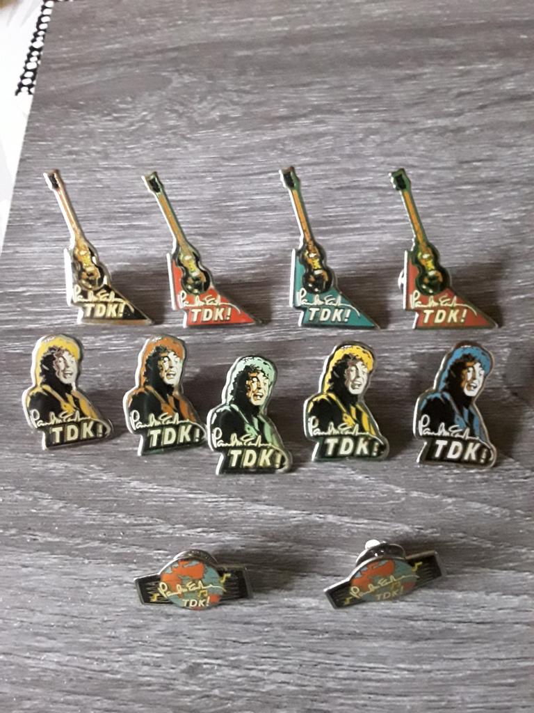 Pins TDK, Enlèvement, Comme neuf