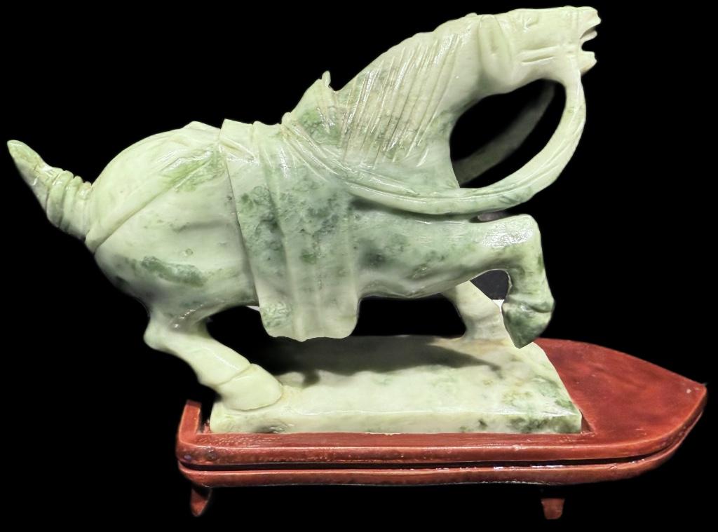 Jade Antiek Paard Tang Horse, Envoi
