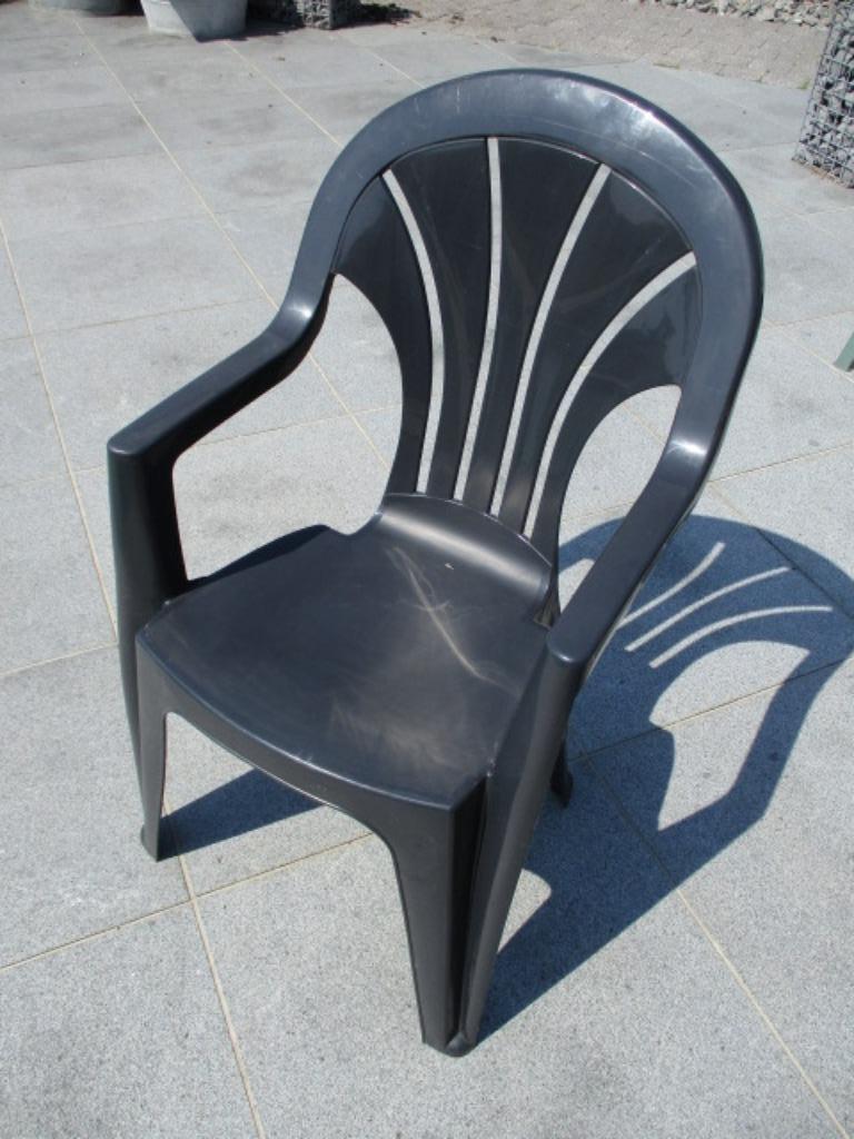 tuinstoel blauw   , van jardin, Enlèvement, Utilisé