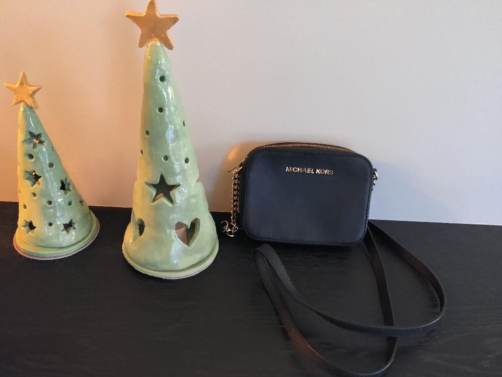 Michael Kors handtasje zwart, Handtassen en Accessoires, Tassen | Damestassen, Ophalen of Verzenden, Zo goed als nieuw, Zwart
