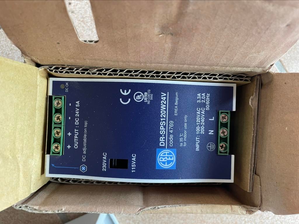 Alimentation stabilisée Erea 220v/24v, Bricolage & Construction, Électricité & Câbles, Enlèvement ou Envoi, Comme neuf