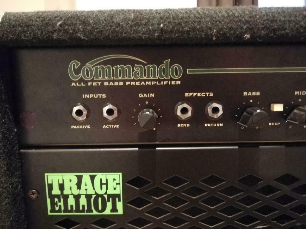 Versterker Bas en Gitaar Trace Elliot Commando 100Watts R, Ophalen, Gebruikt, Basgitaar, 100 watt of meer