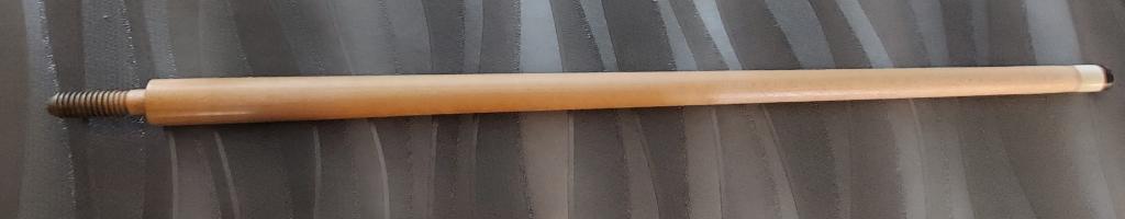 Biljart, bovenstuk kort : 47.5 cm met houten schroef., Verzenden