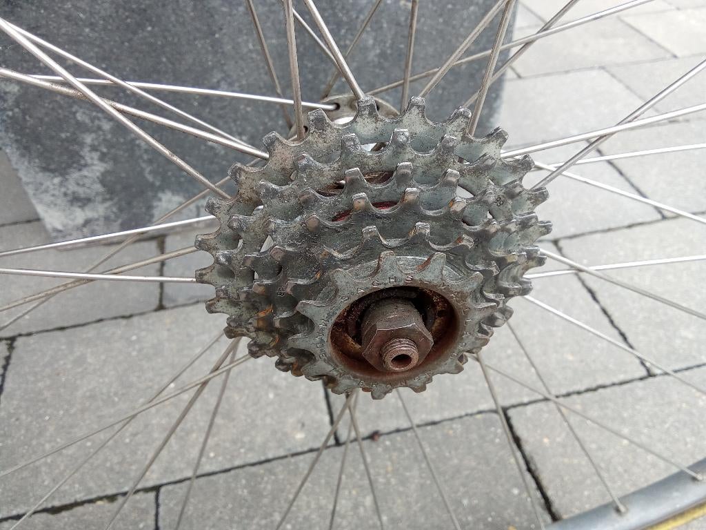 Retro wielen Mavic 6 speed, Fietsen en Brommers, Ophalen of Verzenden, Gebruikt, Wiel, Mavic
