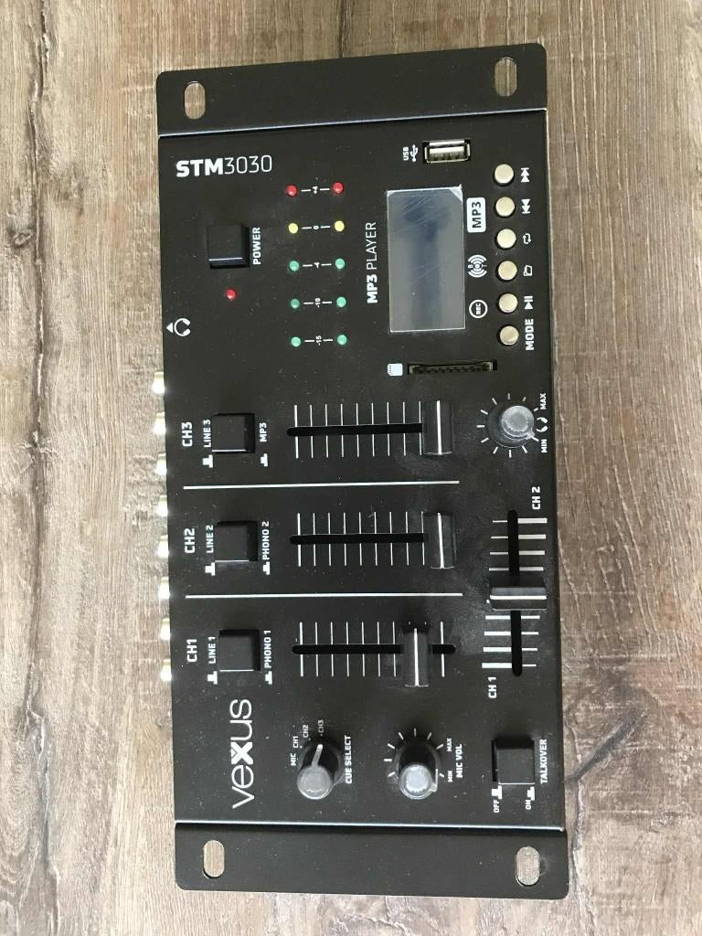 Mengpaneel (Audio) discobar feest muziek mix, Muziek en Instrumenten, Ophalen, Zo goed als nieuw, Microfooningang