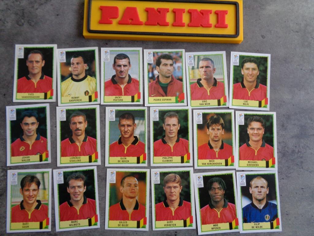 PANINI autocollants de football EURO 2000 EC 18X DIABLES ROU, Envoi, Comme neuf