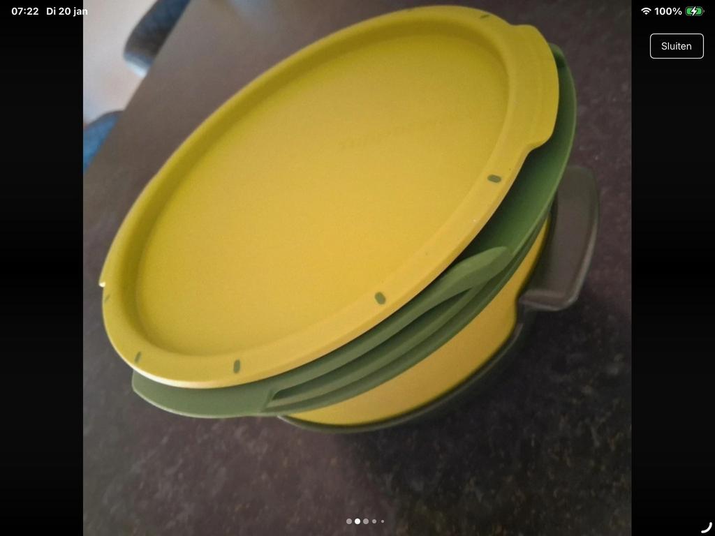 Micro gourmet tuppeware, Enlèvement ou Envoi, Comme neuf, Vert, Balance