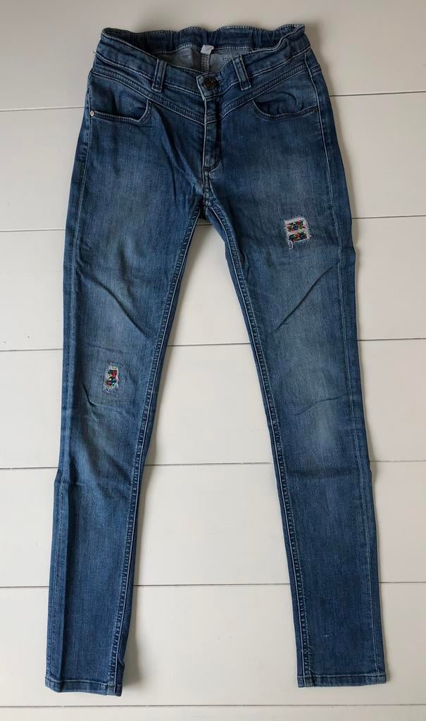 jeans broek CKS 14 j 164, Kinderen en Baby's, Kinderkleding | Maat 164, Broek, Gebruikt, Meisje, Ophalen of Verzenden