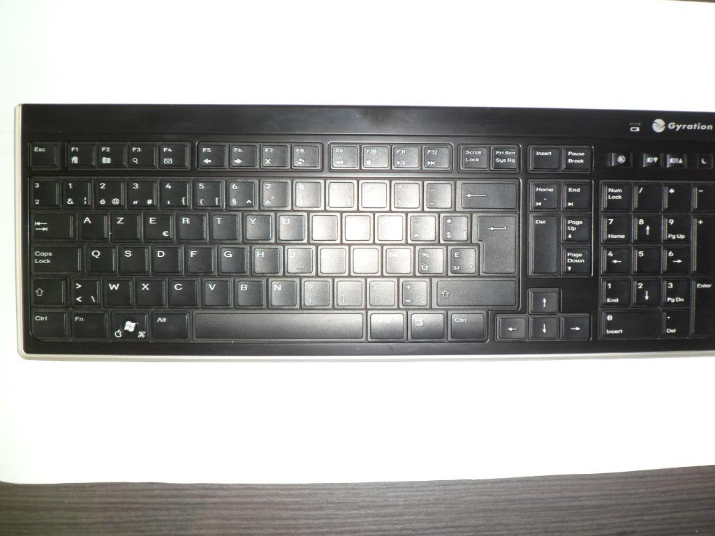 Clavier GYRATION modèle AS04108 Wireless-Wireless-Wireless, Enlèvement, Azerty, Comme neuf, Sans fil