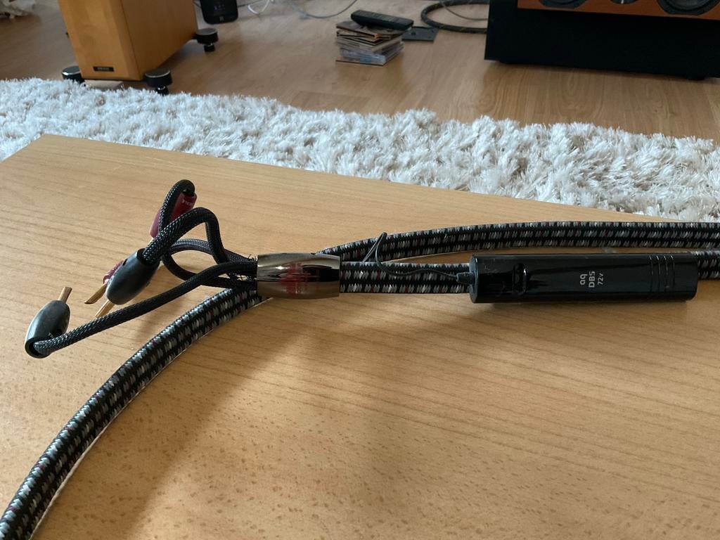 Audio quest luidsprekerkabel rockefeller, Ophalen, Gebruikt, 2 tot 5 meter, Luidsprekerkabel