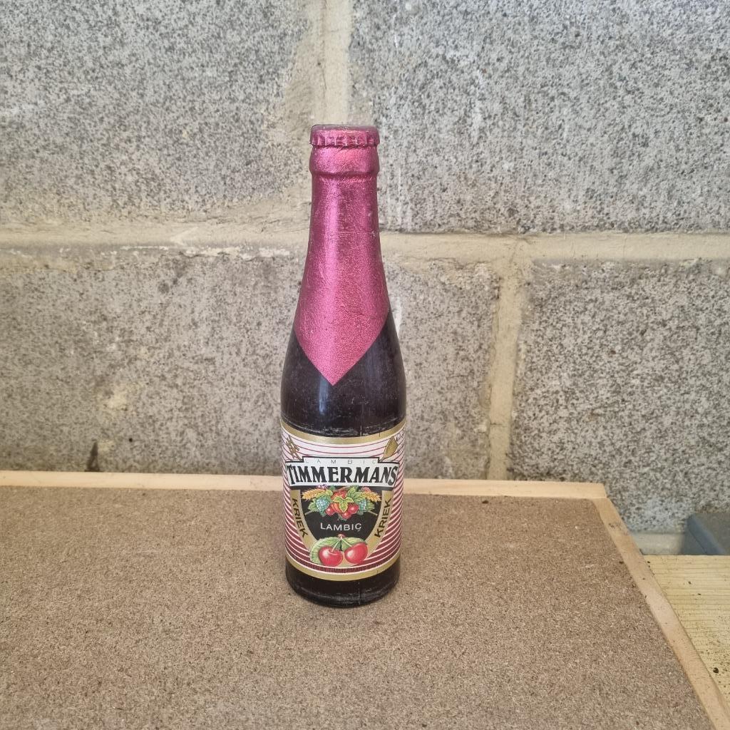 Bouteille de bière Timmermans Kriek Lambic, Enlèvement ou Envoi, Utilisé, Bouteille(s), Autres marques
