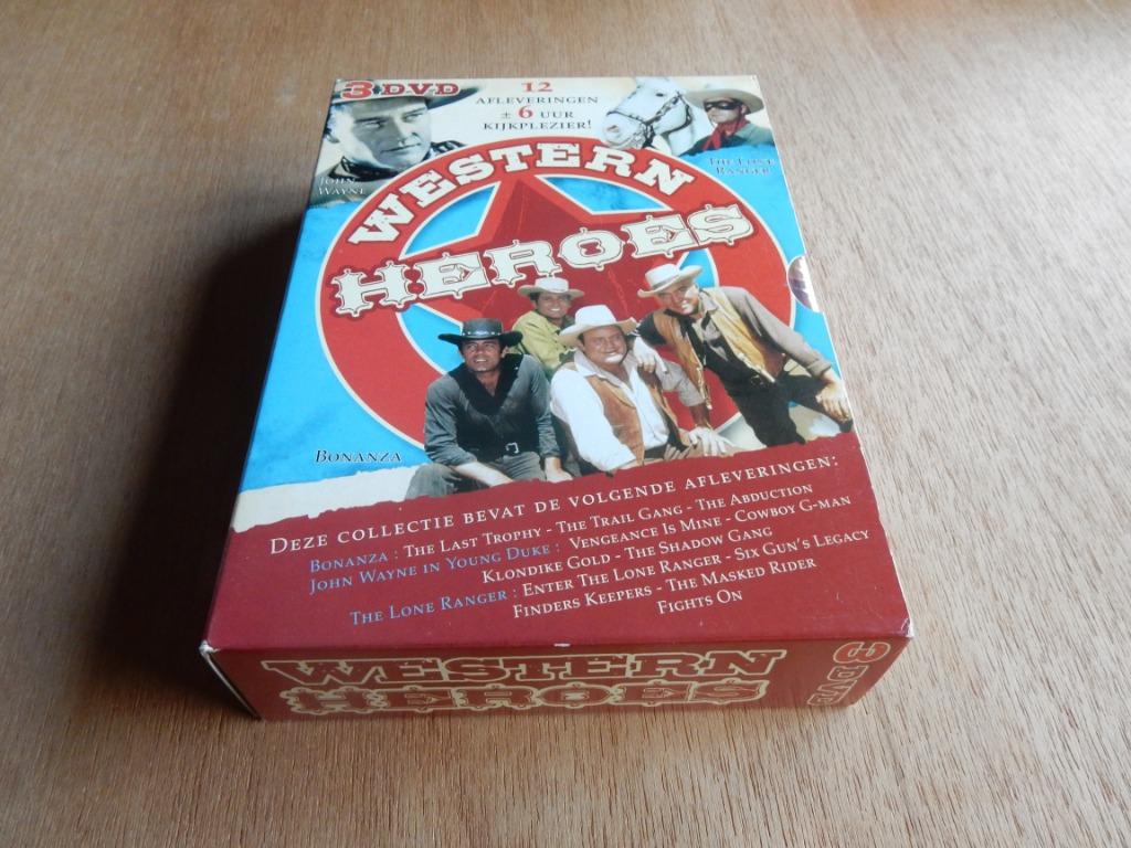 nr.1498 - Dvd box: western heroes, Ophalen of Verzenden, Zo goed als nieuw, Actie, Boxset