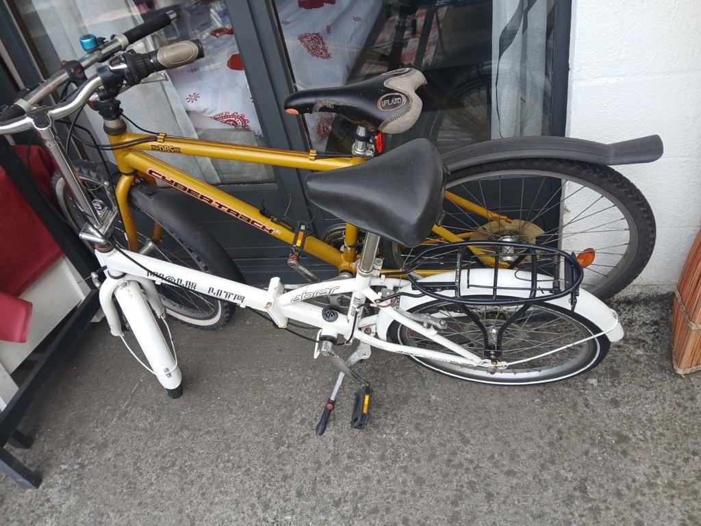 Minibike en mountainbike in goede staat, Fietsen en Brommers, TREK, 10 tot 15 versnellingen, Minder dan 49 cm, Opvouwbaar