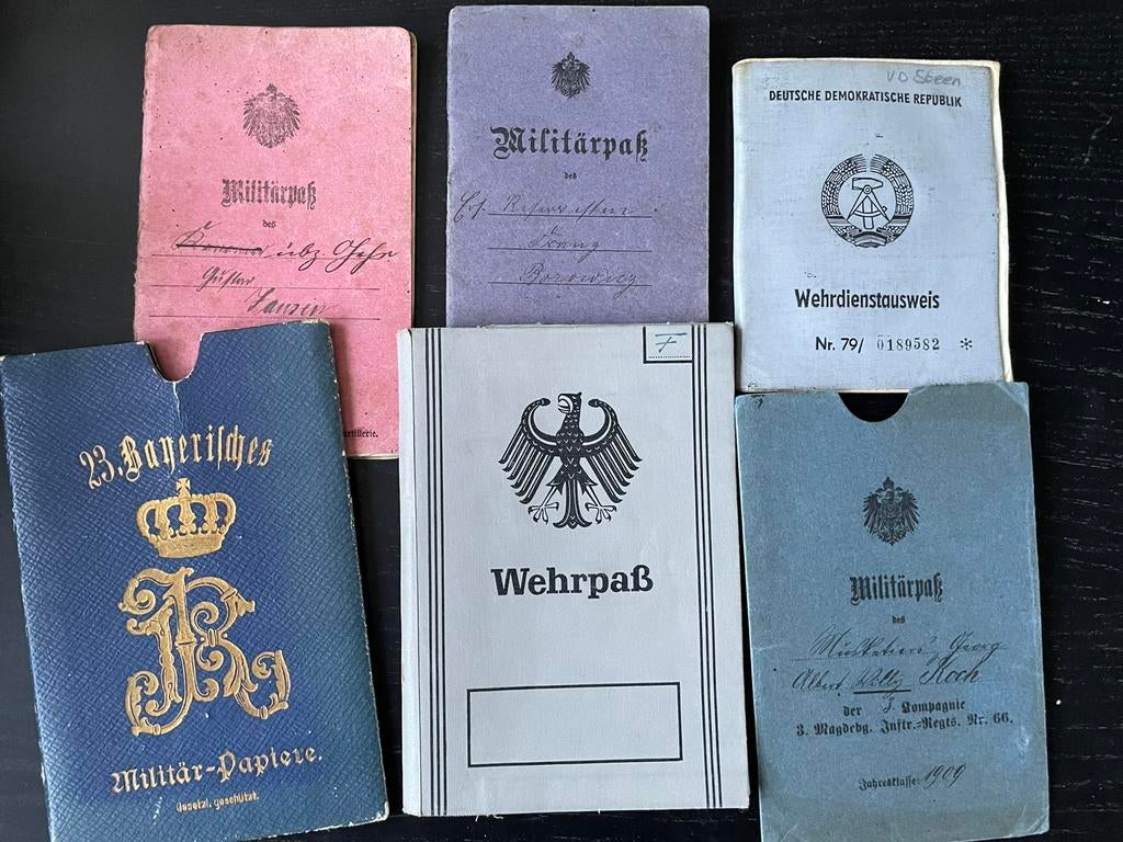 Gezocht: Wehrpassen & Militärpassen, Verzamelen, Militaria | Tweede Wereldoorlog, Verzenden, Landmacht, Overige typen