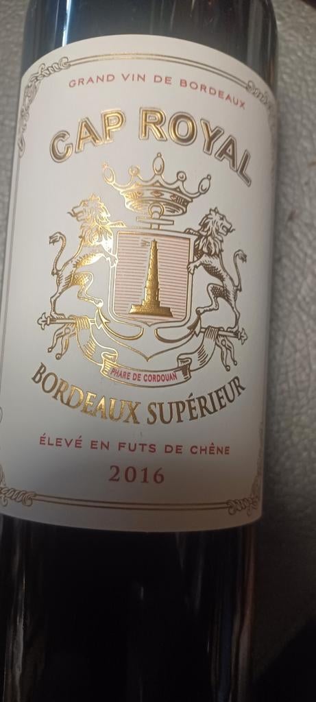Vin cap royal  2016 Bordeaux supérieur, Enlèvement ou Envoi
